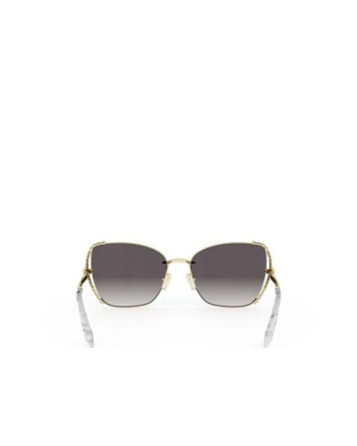 BVLGARI Pink Geometric Sunglasses