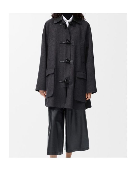 Loewe Blue Manteau En Laine Et Cachemire