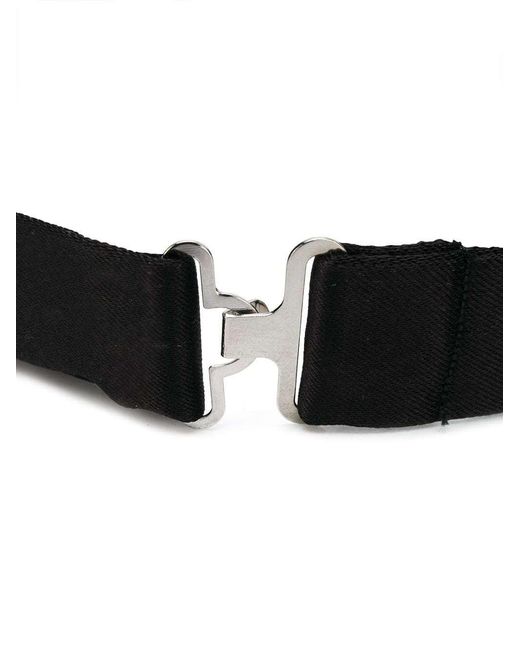 Giorgio Armani Black Adjustable Bow Tie for men