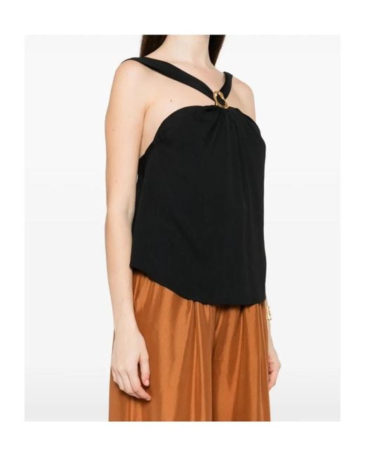 Forte_forte Black Ring Detail Top
