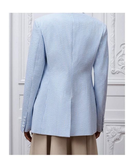 Dior Blue Iviera Fitted Jacket