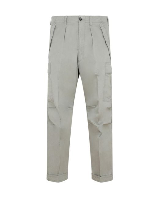Tom Ford Gray Straight-Leg Cargo Pants for men