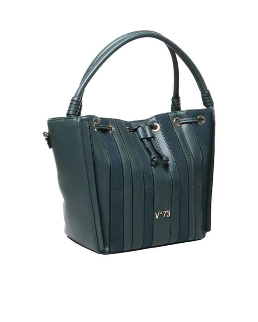 V73 Blue Martha Tote Bag