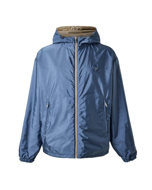 Prada Natural Stylish Hooded Jacket for men