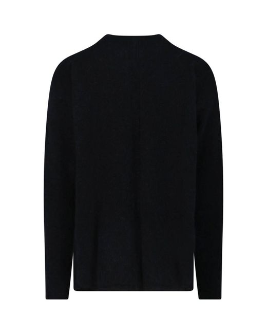 Rick Owens Black Round Neck Jumper for men