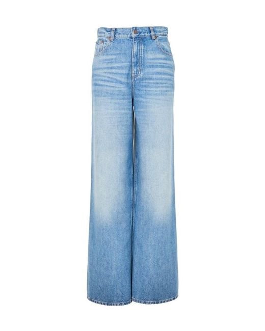 Chloé Blue Straight-Cut Jeans
