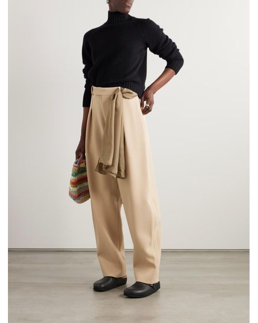 The Elder Statesman Black Cashmere Turtleneck Sweater