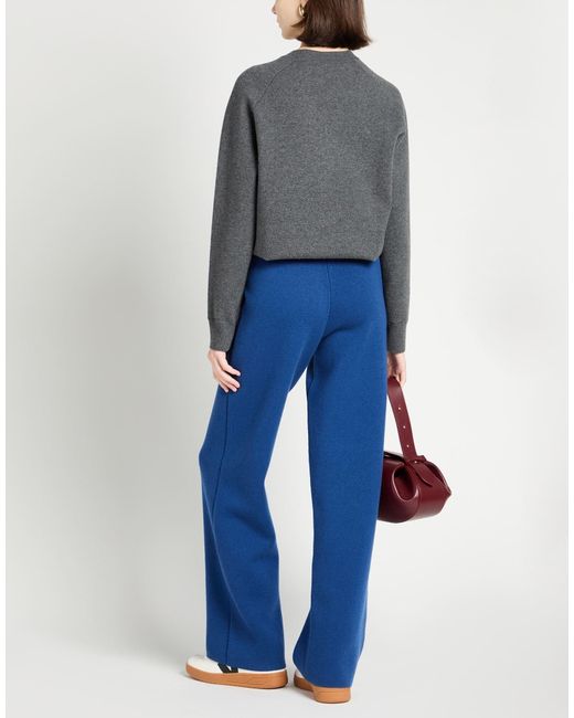 Burberry Blue Loose Knit Pants