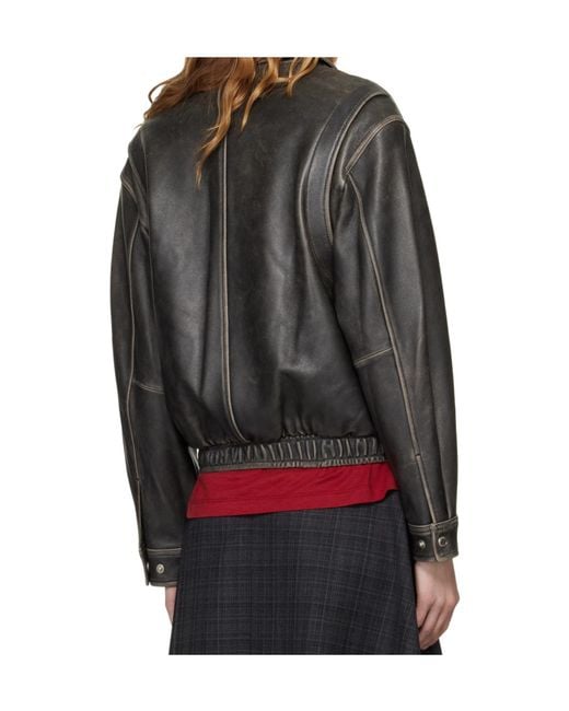 DUNST Black Brushed Zip Drizzler Jacket