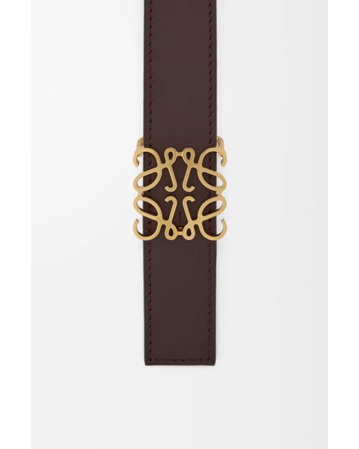 Loewe White Reversible Anagram Belt