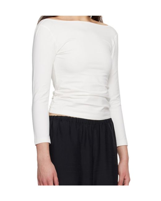 St. Agni White Long-Sleeved T-Shirt
