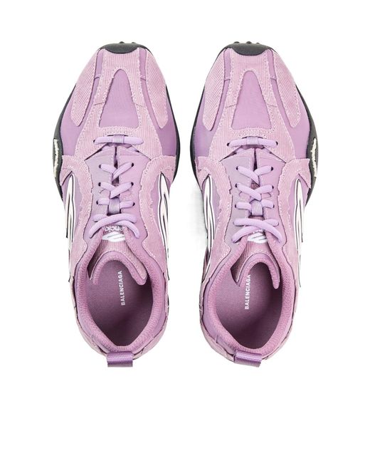 Balenciaga Pink Solid Color Sneakers