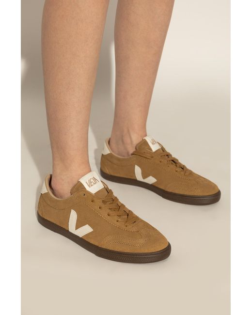 Veja Brown Volley Low-Top Sneakers