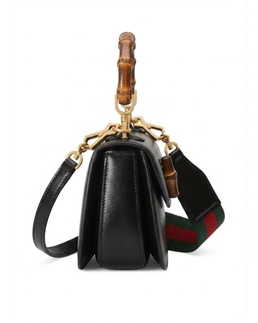 Gucci Black Bamboo 1947 Mini Bag