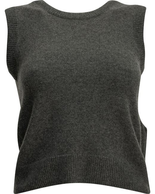 Céline Black Two-Piece Ribbed Knit Set