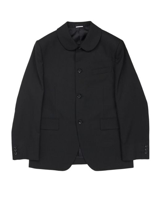 Comme des Garçons Black Round Collar Jacket