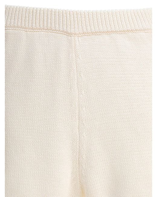 Loulou de Saison Natural Knitted Shorts