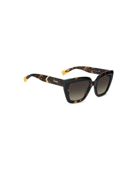 Missoni Black Square Acetate Sunglasses