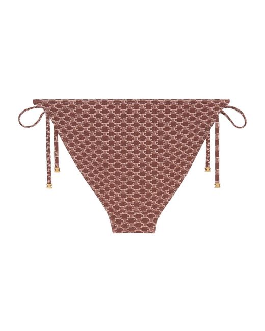 Céline Pink Triomphe Swimsuit Bottom