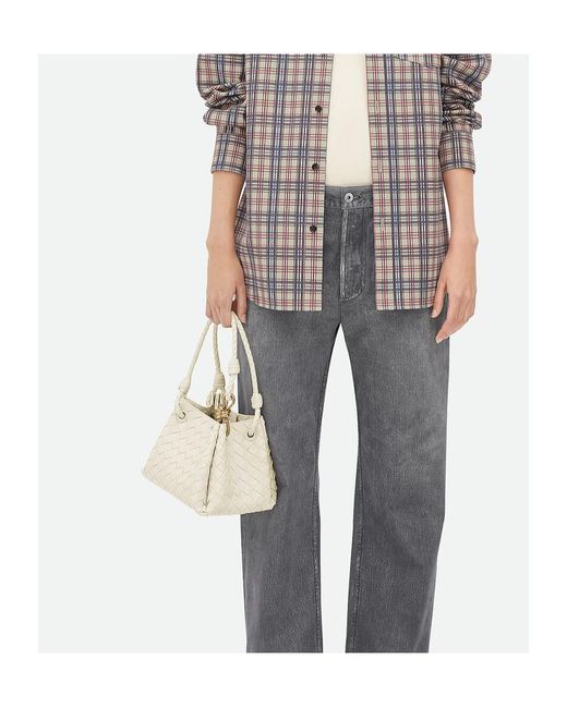 Bottega Veneta Natural Parachute Small Shoulder Bag