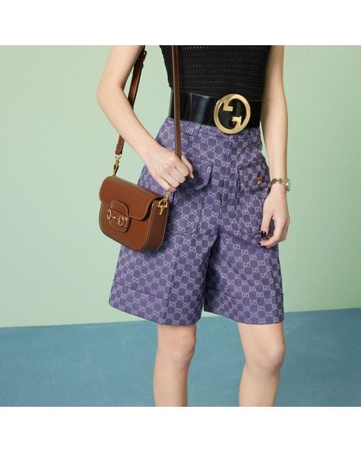 Gucci Brown Horsebit 1955 Mini Crossbody Bag