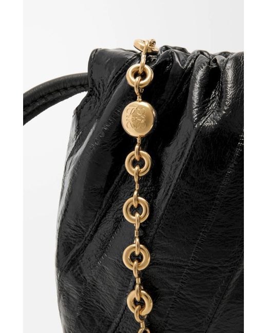 Loewe Black Mini Flamenco Purse