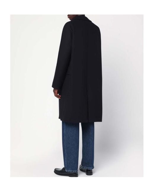 Tagliatore Blue Long-Sleeved Coat for men