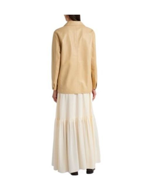 Ralph Lauren Natural Minimal Sheepskin Coat