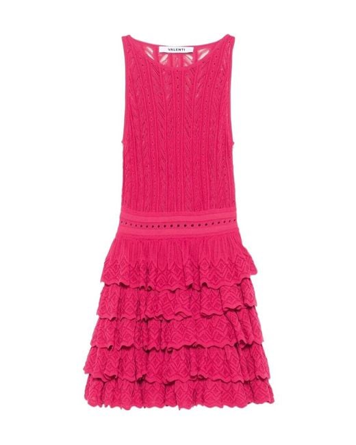 Antonino Valenti Pink Sleeveless Dress