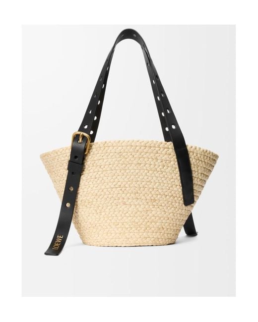 Loewe Natural Small Punch Hole Basket Bag