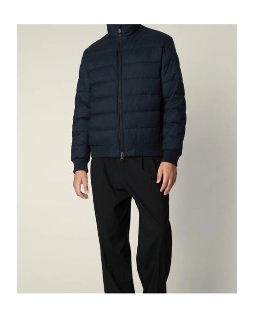 Save The Duck Blue Puffer Jacket Mod. Herbie for men