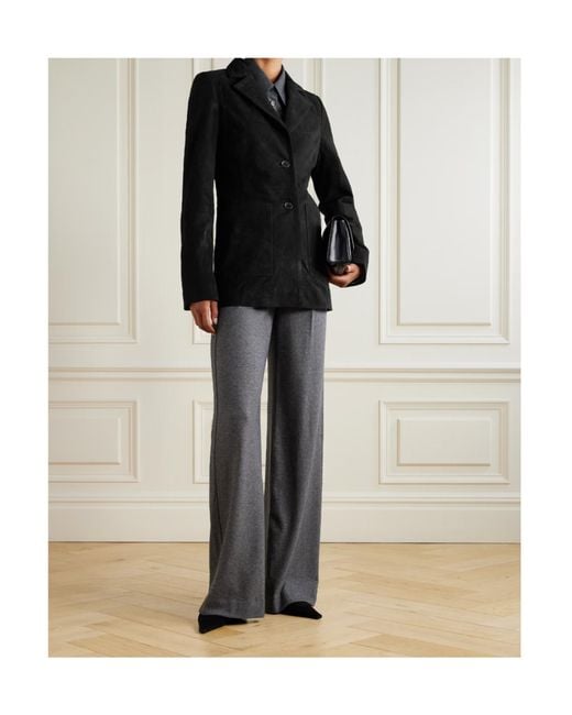 Rohe Black Long-Sleeved Suit Jacket