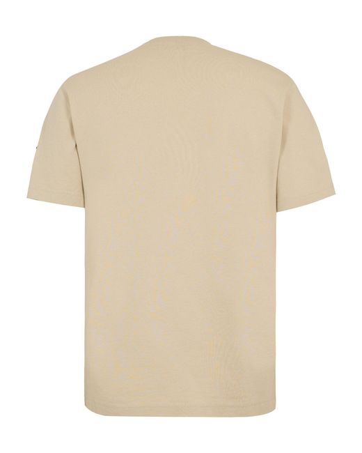 Moncler Natural Logo Short-Sleeved T-Shirt for men