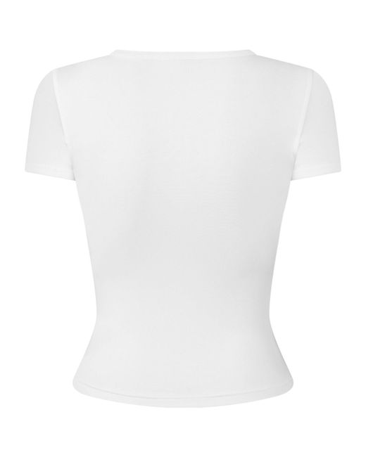 DIESEL White Versatile Cropped T-Shirt