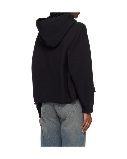 MM6 by Maison Margiela Blue Logo-Detail Hoodie