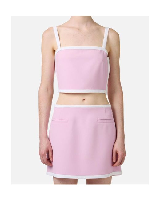 Iceberg Pink Cropped Top