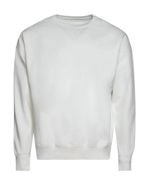 Maison Margiela Gray Long-Sleeved Crewneck Sweatshirt for men
