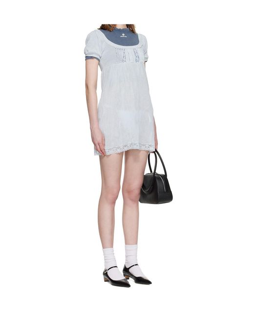 ShuShu/Tong White Short-Sleeved Dress