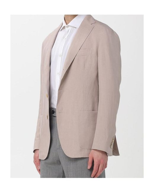 Eleventy Gray Single-Breasted Patch-Pocket Blazer for men