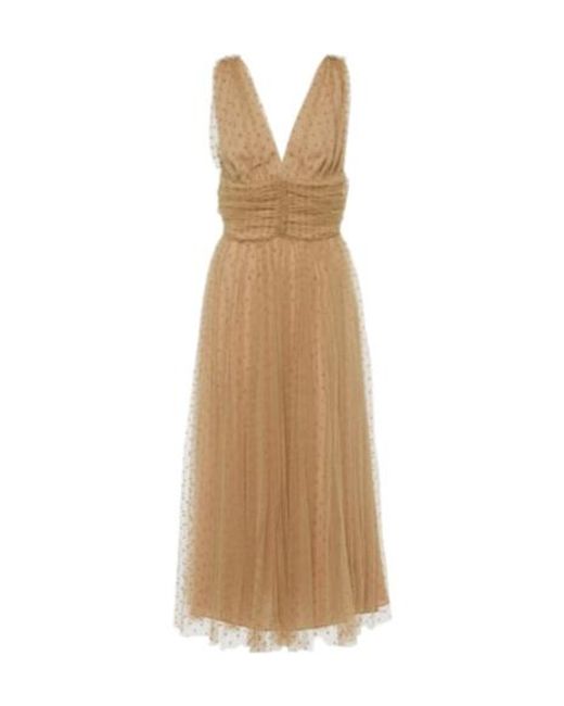 Altuzarra Natural Lola Tulle Minidress