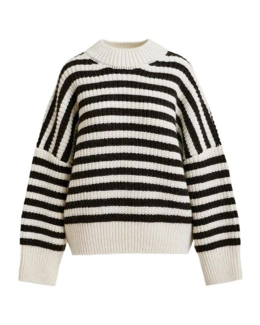 Essentiel Antwerp Black Jacquie Sweater