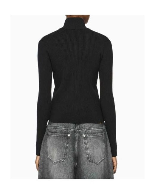 J.W. Anderson Black Jw Anderson Fitted Zip-Up Cardigan