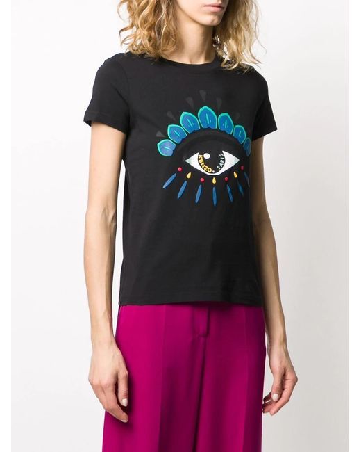 KENZO Black Eye Graphic-Print T-Shirt