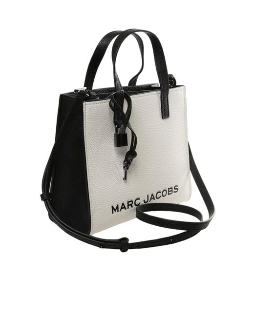 Marc Jacobs Black Bi Color Bold Mini Grind Tote