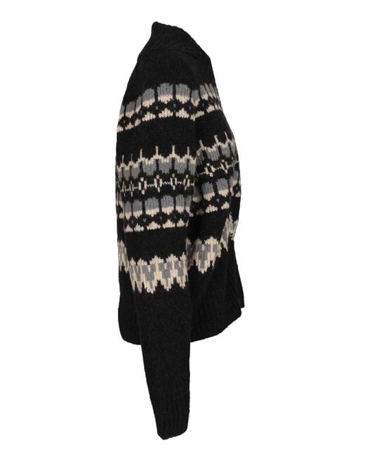 Barena Black Zipped Cardigan
