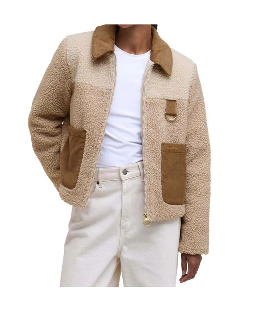 Barbour Natural Corduroy-Collar Jacket
