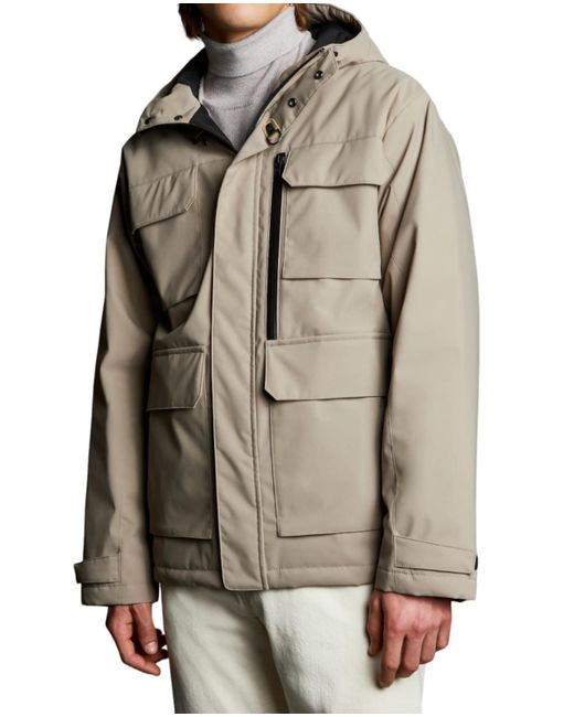 Fay Multicolor Rope Pocketed Hooded Jacket for men