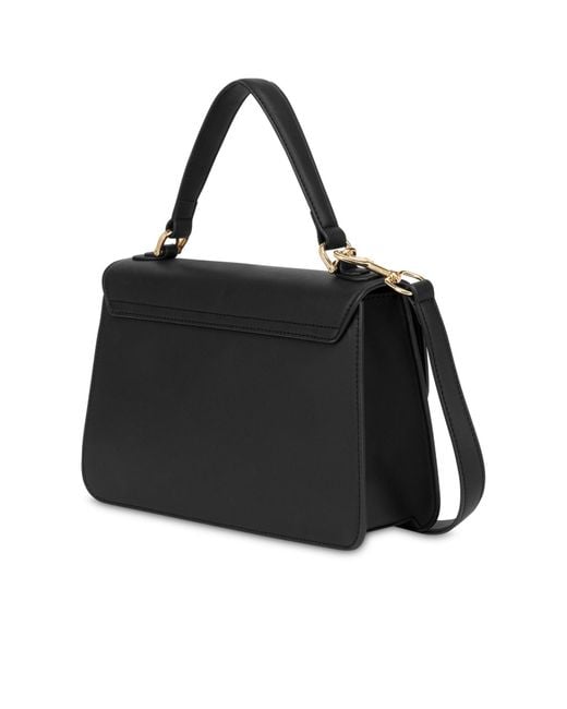 Moschino Black Logo Tote Bag