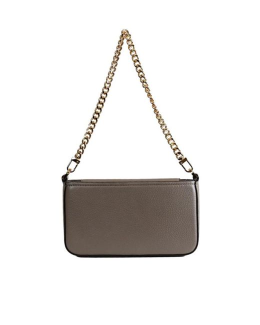 MICHAEL Michael Kors Gray Zipper Shoulder Bag