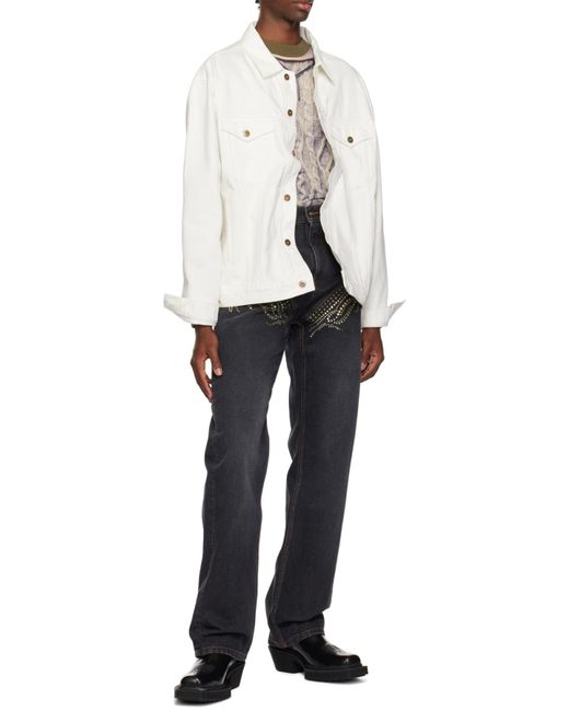 Y. Project Gray Wire Denim Jacket for men